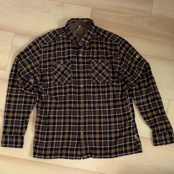 Kuhl Dillingr Flannel Long Sleeve Shirt - Picture 1 of 4
